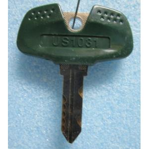 ※※ 純正:US1031/緑　ドアキー　アルゼ/ユニバーサル　パチスロ実機用【鍵,かぎ,カギ】現物画...