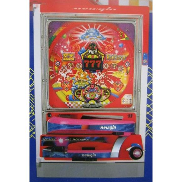 ※※ エキサイトフューチャー2　ニューギン 【パチンコ実機/パンフレット/チラシ】1-2 レトロ 懐...