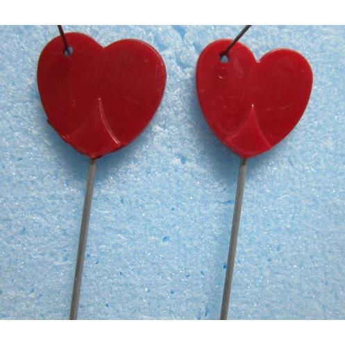 ※※ ハート形　懐かしのツッツキ棒　全長：約/15.5cm　2本セット　中古品　パチンコ実機用【便利...