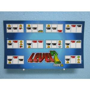 ※※ レベルセブンのシール-2　ネット　レトロ 懐かし名機のリーチ目シール【新品/未使用】SLOT