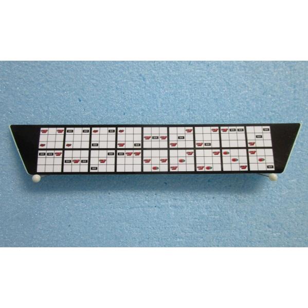 ※※ メーカー・機種不明　リーチ目シール　ステッカー【新品/未使用】レトロ パチスロ実機の物