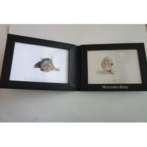 ▲ ベンツ　フォトスタンド　Mercedes-Benz　1辺/約15cm　2枚入れ　訳あり大特価　多...