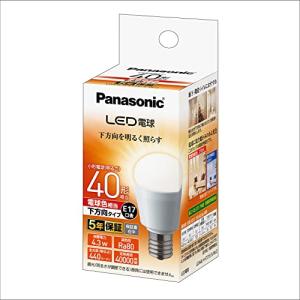 パナソニック ミニクリプトン型 LED電球 口金直径17mm 電球40W形相当 電球色相当