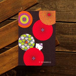 大判サイズ ハローキティ 御朱印帳(番傘) 朱...の詳細画像2