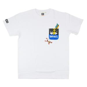 SALE ハワイアン雑貨//SURF DAY'S サーフデイズ メンズ 半袖 Tシャツ (メンズ/ホワイト) 192SF1ST110  メール便対応可 /ハワイ お土産 ハワイアン サーフ