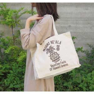 トートバッグ  ハワイアン雑貨 バッグ アロハメイド Aloha MADE 帆布バッグ (WHT-2) 212MA4BG014 ハワイアン サーフブランド