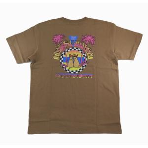 半袖 Tシャツ メンズ サーフズアップ Tシャツ (メンズ/ベージュ)ハワイアン雑貨 SURF'S UP サーフブランド｜holoholo