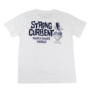 半袖 Tシャツ メンズ ストロングカレント ノースショア ハワイ ハレイワ (ホワイト) サーフブランド ハワイアン雑貨 メール便対応可