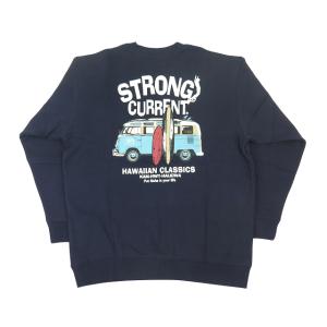 ハワイ・ビーチ・ヤシの木】メンズ スウェット スエット トレーナー