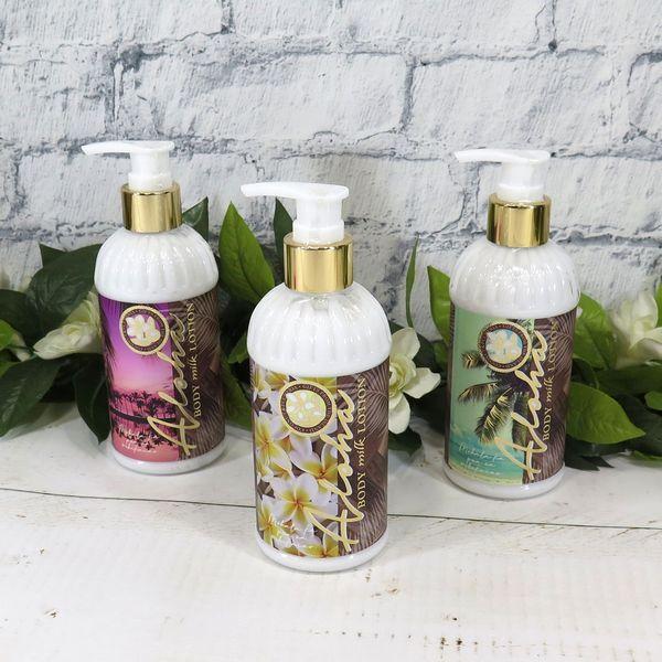 ハワイアン雑貨 アイナ ミルクボディローション ハワイアン 雑貨 (プルメリア・ビーチムスク・ココナ...