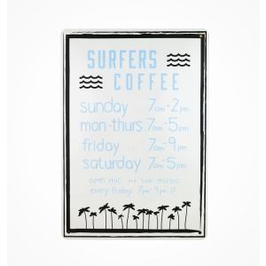 ハレイワ 看板 ノースショア 木彫りのハワイアンサインボード ハワイの