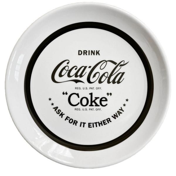 コカコーラ COCA-COLA お皿 プレート メインプレート (ホワイト/ブラック) COCE-2...