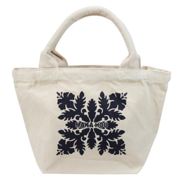 ハワイアン 雑貨 ランチトートバッグ トートバッグ キャンバスバッグ maka hou ランチバッグ...