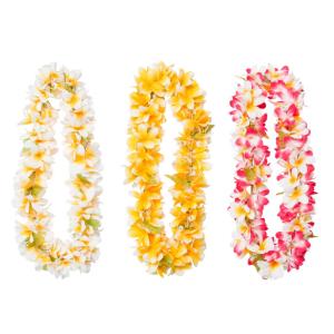在庫処分セール フラダンス ハワイ レイ 全長95cm ホワイト イエロー ピンク ハワイアン雑貨 ハワイ お土産 花飾り インテリア ディスプレイ Pufr 01 ハワイアン雑貨 Holoholo 通販 Yahoo ショッピング