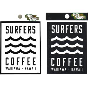 ハワイアン雑貨 ステッカー 雑貨 SURFERS COFFEE ハワイアン ハワイ サーファーズコーヒー
