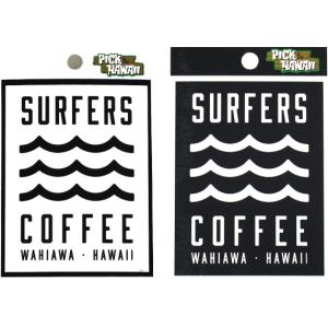 ハワイアン雑貨 ステッカー 雑貨 SURFERS COFFEE ハワイアン ハワイ サーファーズコーヒー｜holoholo