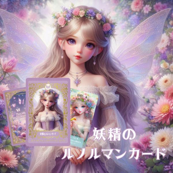 新作★意味付き★妖精のルノルマンカード 初心者 可愛い 優しい 小さめデッキ ソウルメイト 恋愛 お...