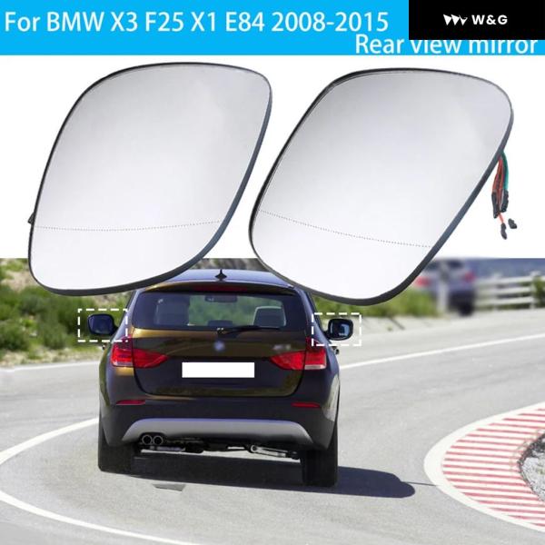 自動 バックミラー ウィング サイドミラー ガラス BMW X3 F25 X1 E84 2008-1...
