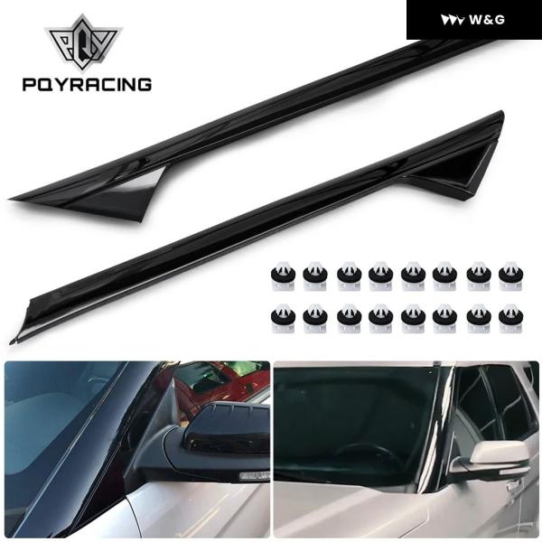 フロント左+右 Aピラー フロントガラス アウタートリムモールディング フォード エクスプローラー ...