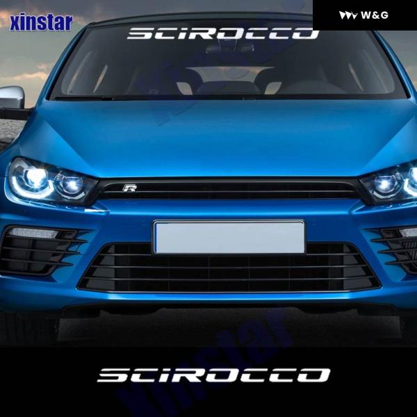 並行輸入品フロントガラス用ステッカー VW フォルクスワーゲン R シロッコ