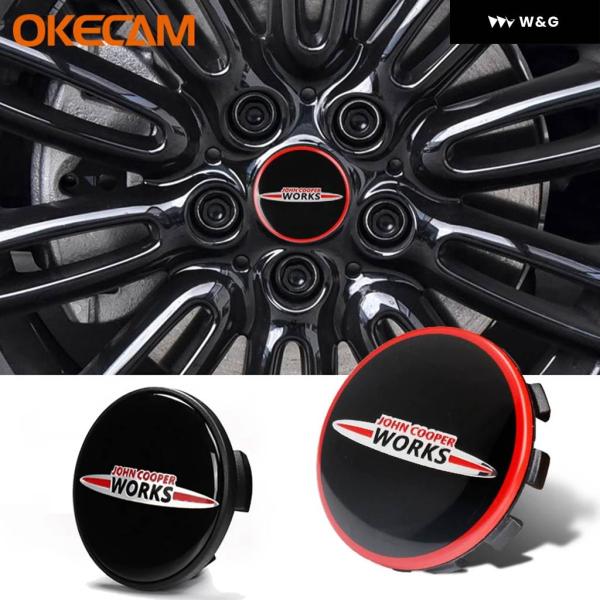 並行輸入品4個 54MM 56MM 車ホイールセンターハブキャップリムカバー MINI COOPER...