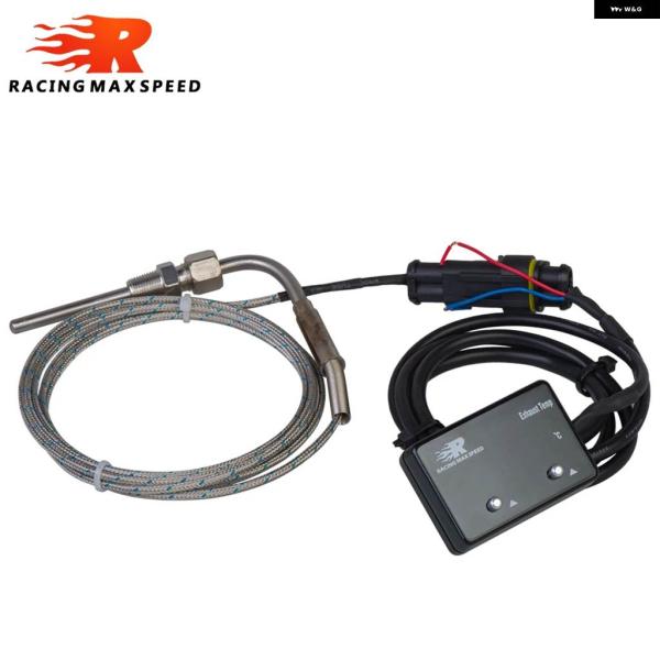 並行輸入品車用 防水 排気温度計 排気ガスメーター デジタル センサー付き EXT温度計 ターボ 4...