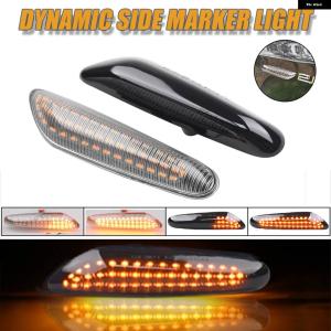 並行輸入品シーケンシャル点滅LEDウィンカーサイド マーカーライト BMW E60 E61 E90 E91 E87 E81 E83 E84 E88 E92 E93 E82 E46 1 3 5シリーズ
