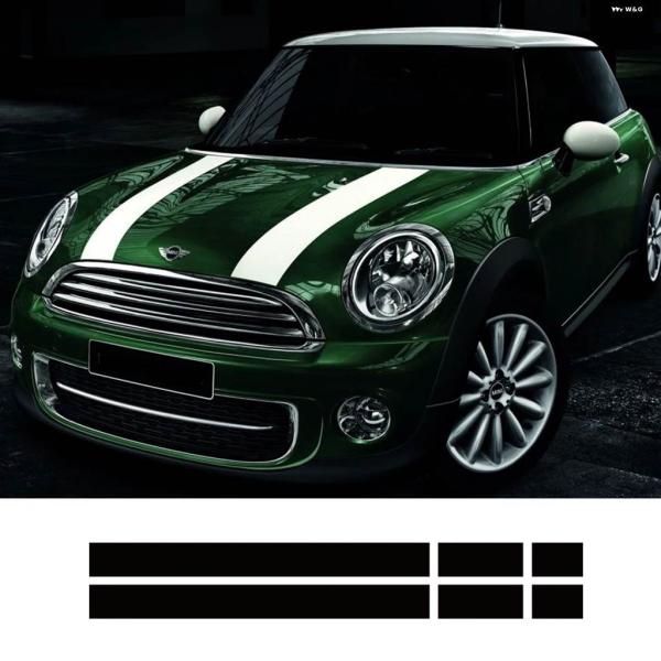 並行輸入品 ビニール デカール ボンネット ストライプ フード ルーフ トランク ステッカー カバー...