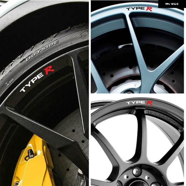 並行輸入品 ホンダ タイプR リム アルミホイール カーブ デカール ステッカー シビック アコーデ...