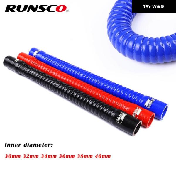 ID 30 32 34 36 38 40MM シリコンフレキシブルホース ラジエーター チューブ エ...