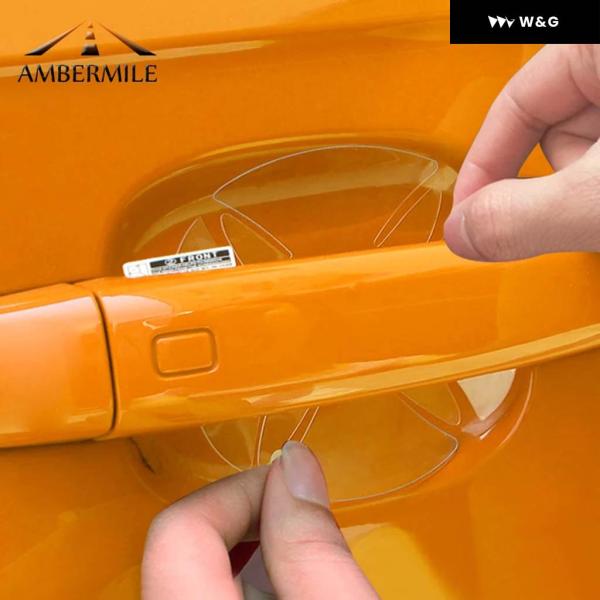 4枚 ドアハンドル フィルム 傷防止 ミニクーパー カントリーマン R55 R56 R60 F56 ...