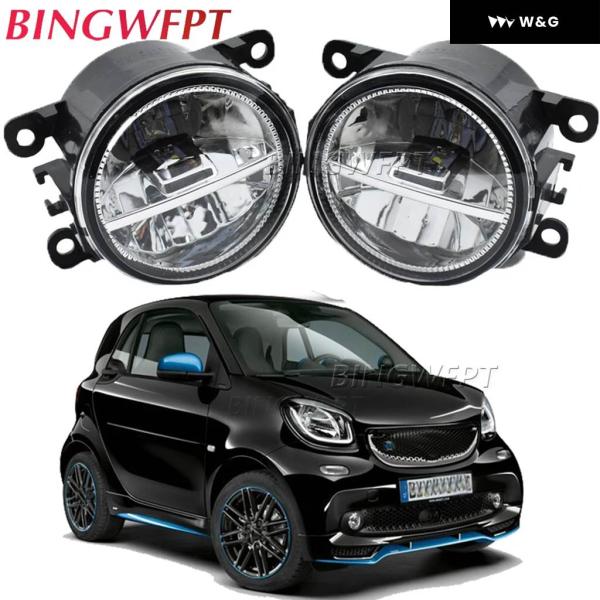 1ペア LED フォグライト アセンブリ スマートフォーツー W453 2014-2019 H11 ...