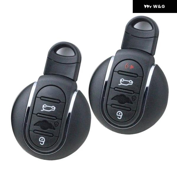 3 4 ボタン カー スマート キー リモート シェル フォブ ケース ハウジング BMW ミニ ク...