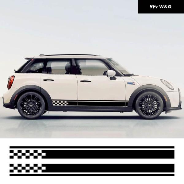 車用サイド ステッカー ストライプ DIY ビニール サイドボディ デカール MINI COOPER...