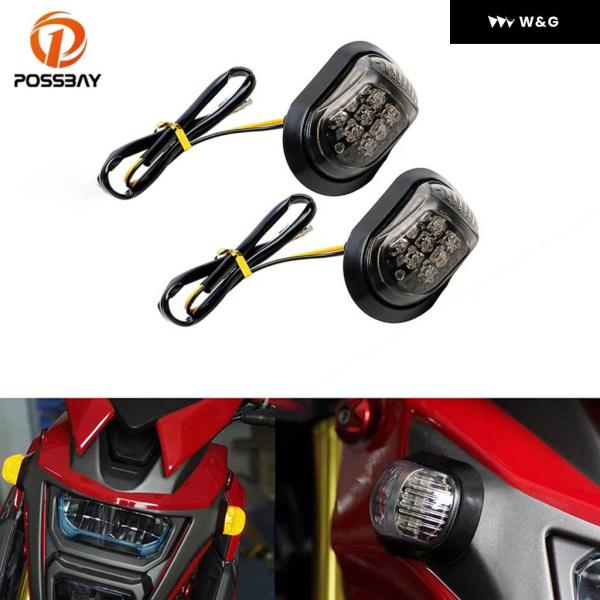 オートバイ バイク フラッシュ マウント LED 12V インジケーター ブリンカー フラッシャー ...