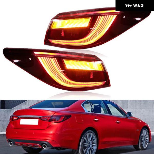 インフィニティ Q50 Q50L 2018-2021 車用 LED リア テールライト ウィンカーラ...