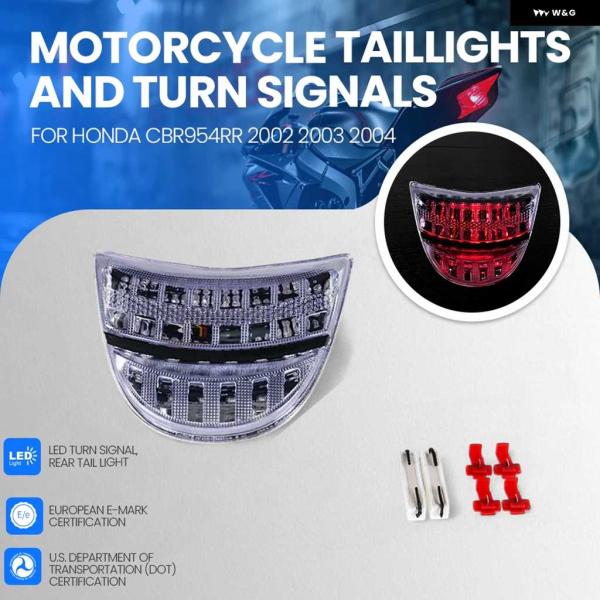 並行輸入品テールライト CBR954RR オートバイ バイク LED ウィンカー シグナル テールラ...