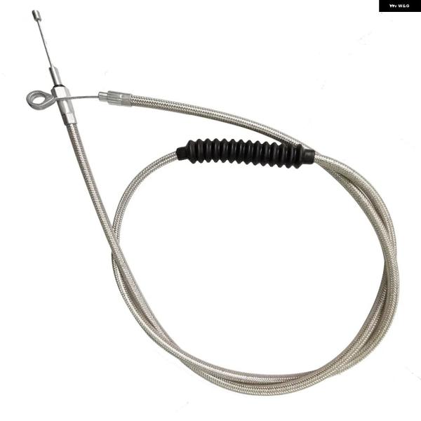 並行輸入品 オートバイ アクセサリー 78-3/4インチ 200CM ステンレス クラッチ ケーブル...