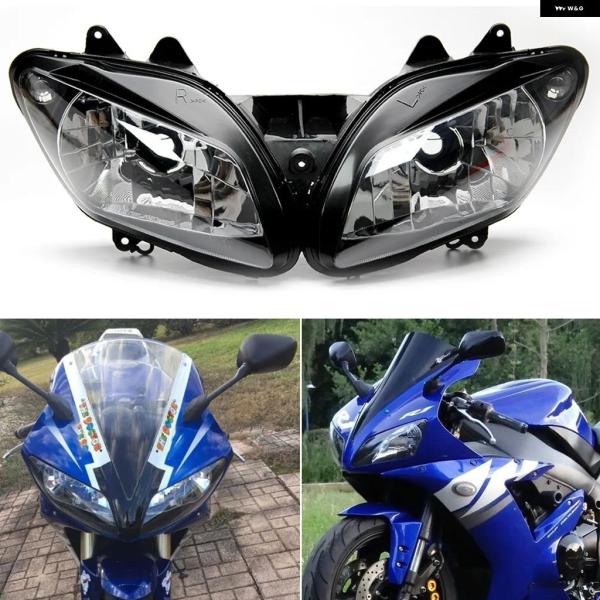 並行輸入品 オートバイ ヘッドライト ランプ ヤマハ YZF 1000 R1 2002 2003 Y...