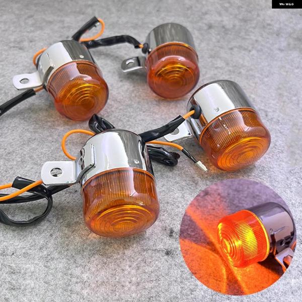 並行輸入品 ホンダ Z50 ST50 ST70 オートバイ ウインカーライト 12V アンバー フラ...