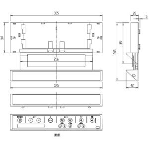 LIXIL（リクシル） 354-1728A-SET ニューパッソ CW-EA23タイプ用壁
