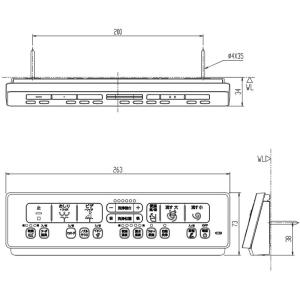 LIXIL（リクシル） 354-1728A-SET ニューパッソ CW-EA23タイプ用壁