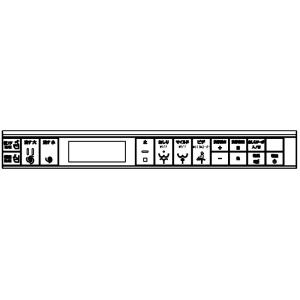 354-1843-SET　サティスSタイプ  DV-S826・S816タイプ用　インテリアリモコン(6グレード)　電池、ビス付　LIXIL　INAX｜home-design