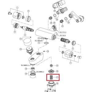 LIXIL(INAX) BF-2141T用スプリング 71-1048｜home-design