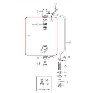 LIXIL INAX 水洗金具 AWL-72、AWL-72A系用レバー式水栓部 LF-72L