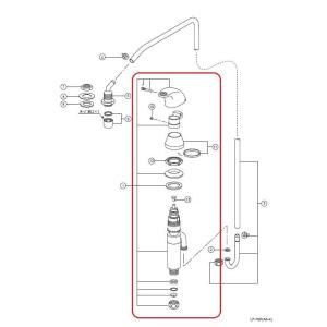 LIXIL(INAX) 自閉バルブ本体ASSY A-2181-SET 水栓部品｜home-design