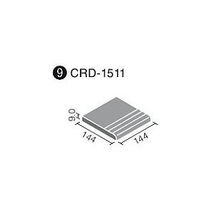 LIXIL(INAX) クレド 外装床タイル 150mm角段鼻 CRD-1511/8