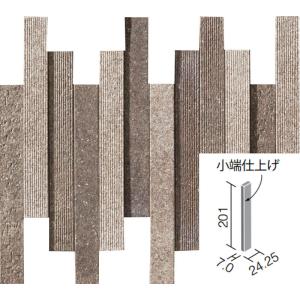 エコカラットプラス　陶連子(とうれんじ)25×202角片面小端仕上げ（長辺）ECP‐2521T/TOR3[ケース]｜home-design