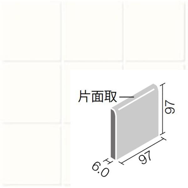 LIXIL(INAX) インテリアモザイク ニュアンス 100mm角片面取 IM-1060/NY2H