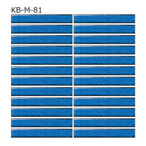名古屋モザイク 華窯ボーダー KB-M-77(貫入) シート販売 144×19